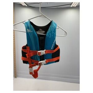 Stearns Child Life Jacket 30-50 lbs Type III PFD Ski Vest Blue Orange 29-117
